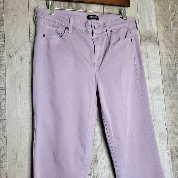 Buffalo Aubrey High Rise Stretch Ankle Grazer. Purple Size 10 - Picture 3 of 11